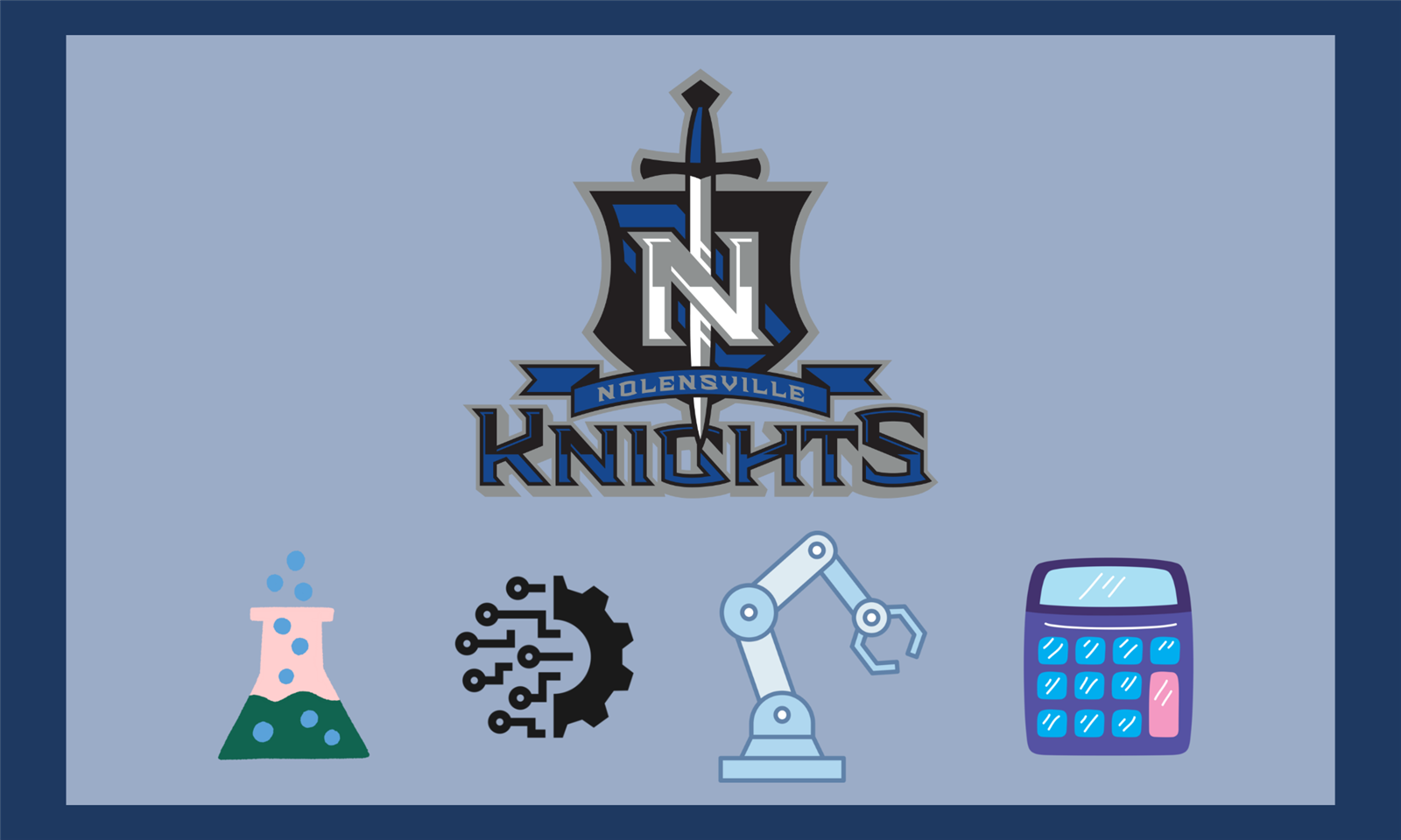 Nolensville High logo with other elements